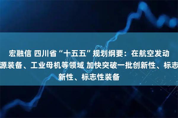 宏融信 四川省“十五五”规划纲要：在航空发动机、能源装备、工业母机等领域 加快突破一批创新性、标志性装备