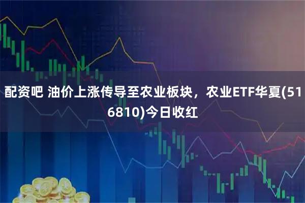 配资吧 油价上涨传导至农业板块，农业ETF华夏(516810)今日收红