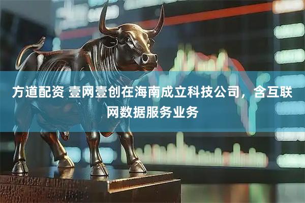方道配资 壹网壹创在海南成立科技公司，含互联网数据服务业务