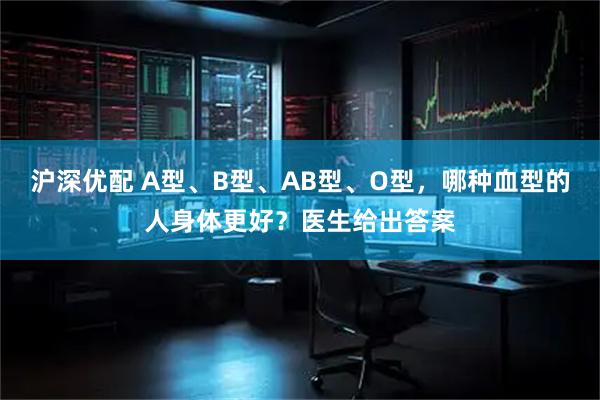 沪深优配 A型、B型、AB型、O型，哪种血型的人身体更好？医生给出答案